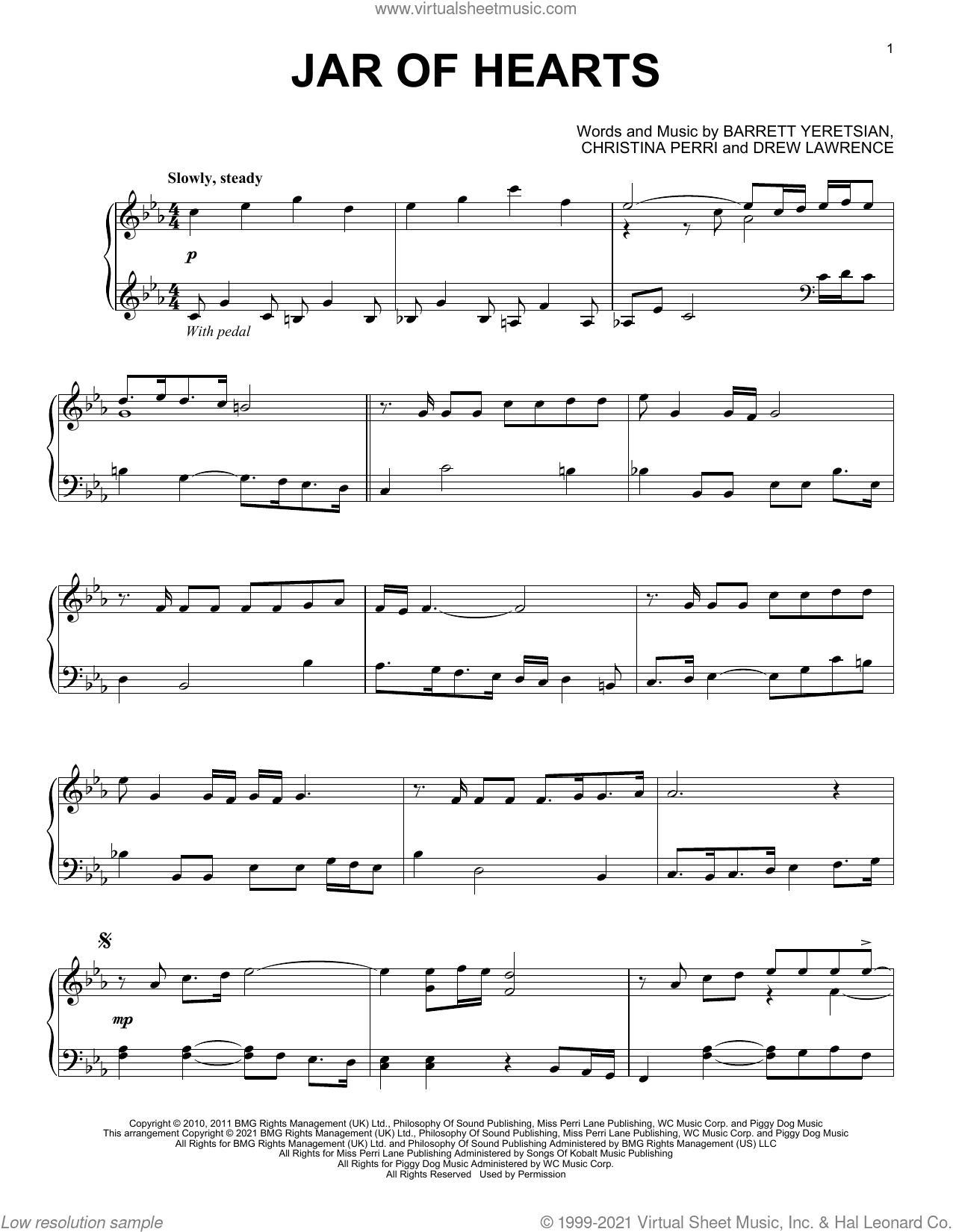 Jar Of Hearts [Classical version]