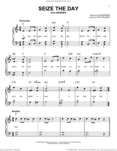 Seize The Day (from Newsies)