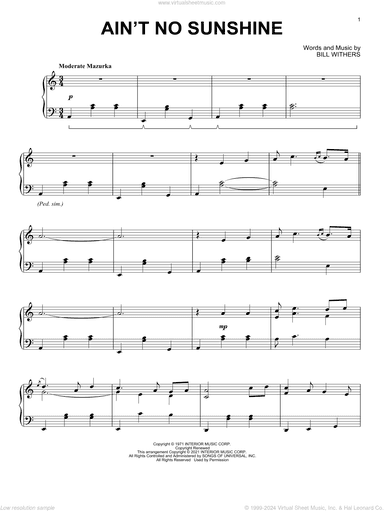 Ain't No Sunshine [Classical version]