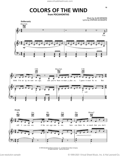 Colors Of The Wind (from Pocahontas)