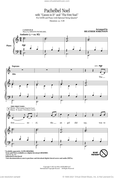 Pachelbel Noel (arr. Heather Sorenson)