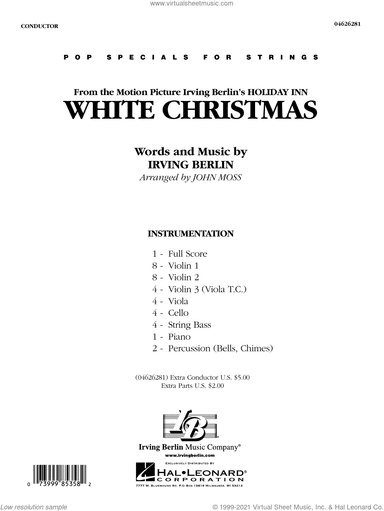 White Christmas (from Holiday Inn) (arr. John Moss)