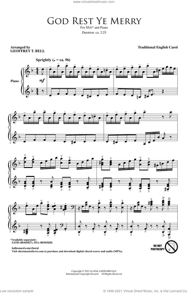 God Rest Ye Merry (arr. Geoffrey T. Bell)