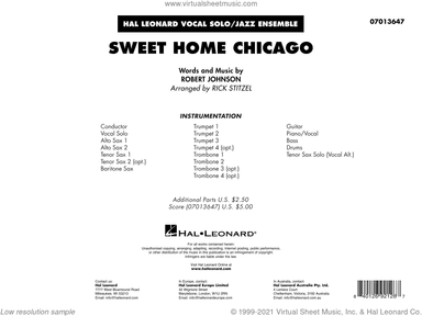 Sweet Home Chicago (arr. Rick Stitzel) (COMPLETE)