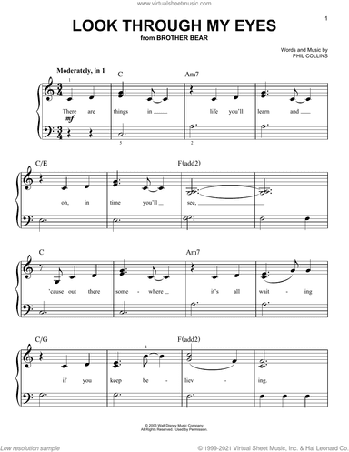 Look Through My Eyes (from Disney's Brother Bear)