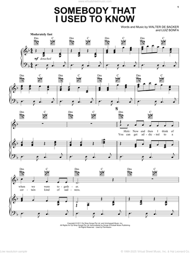 Somebody That I Used To Know (feat. Kimbra)
