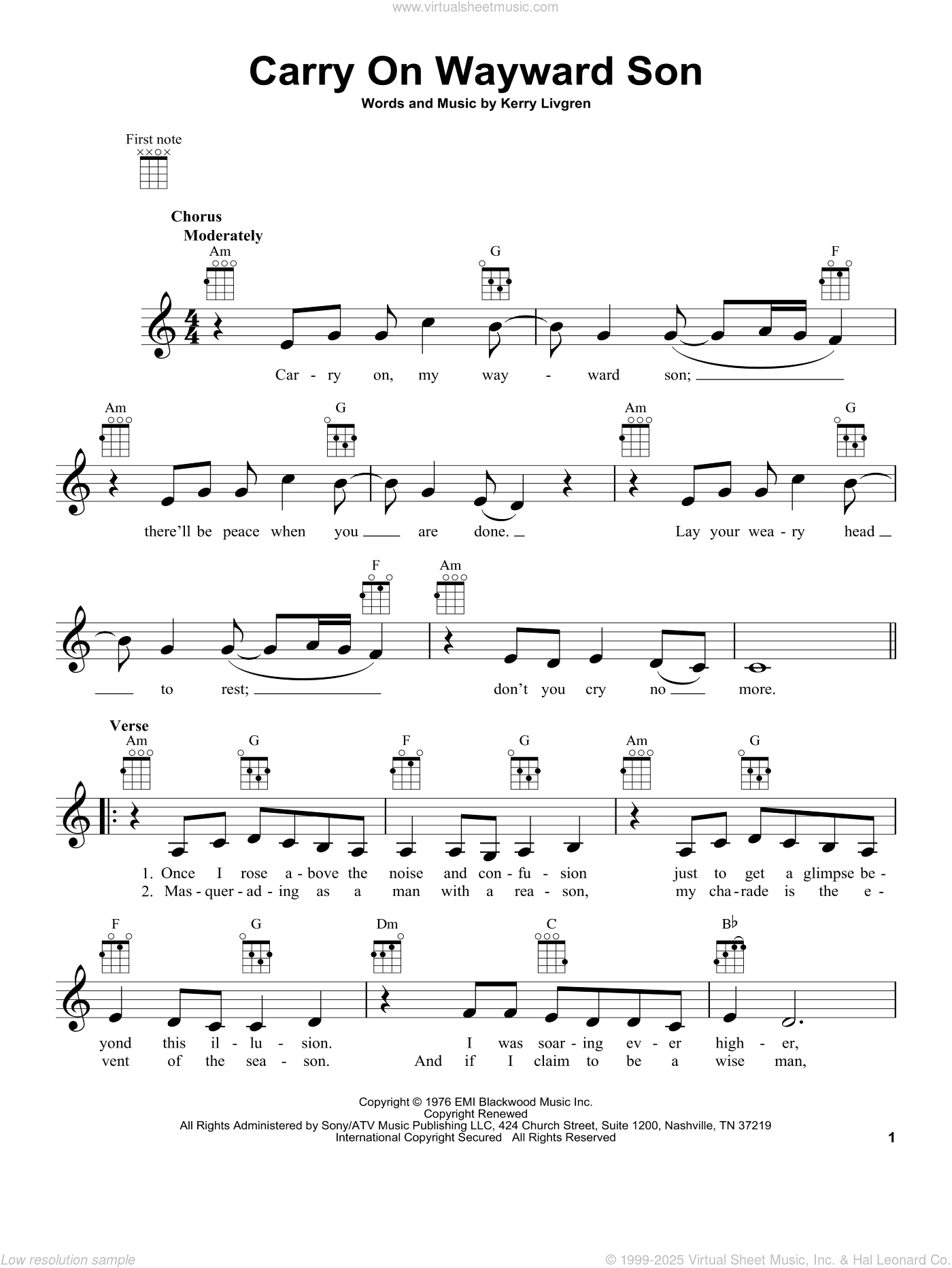 Carry On Wayward Son