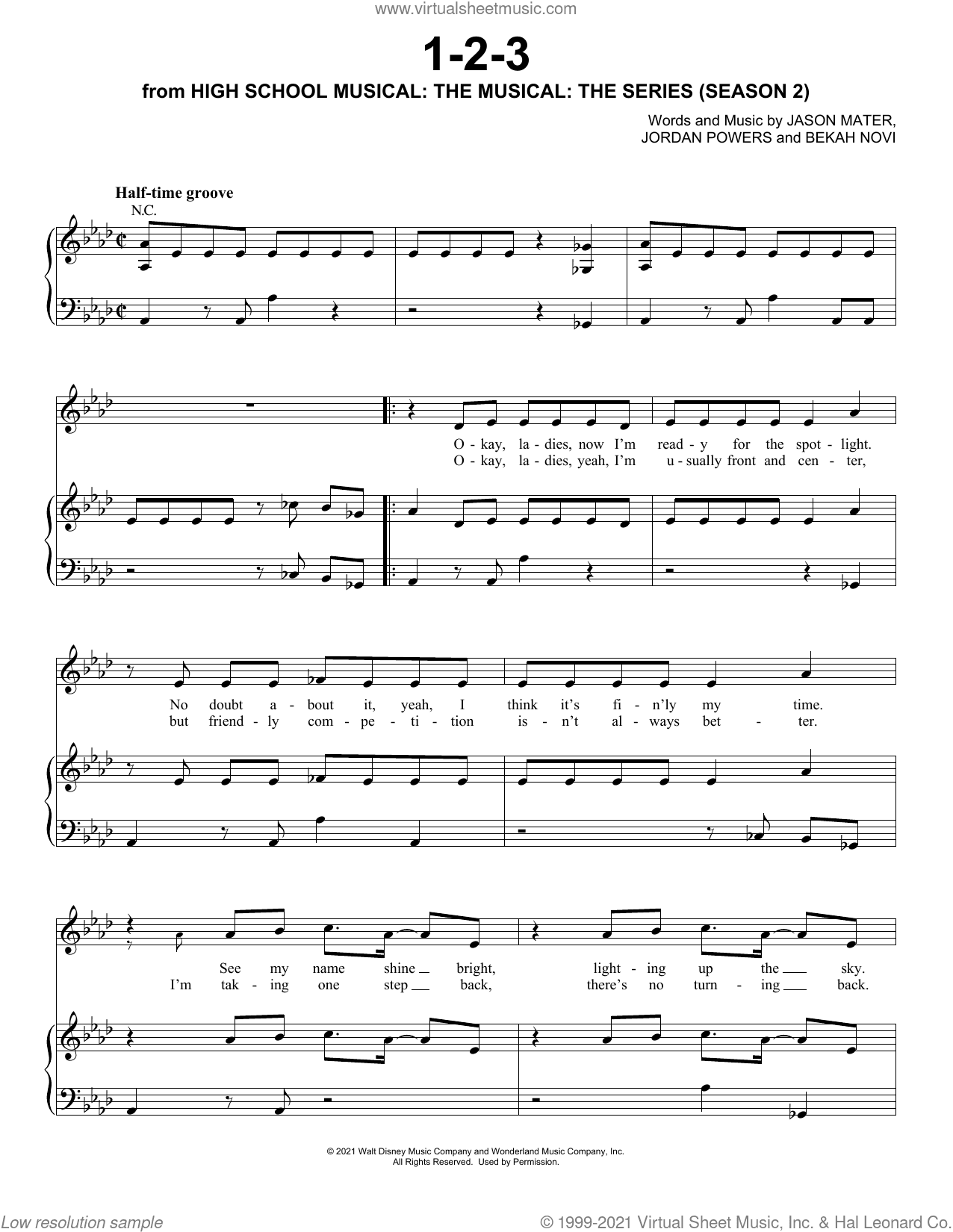 1-2-3 (from High School Musical: The Musical: The Series)
