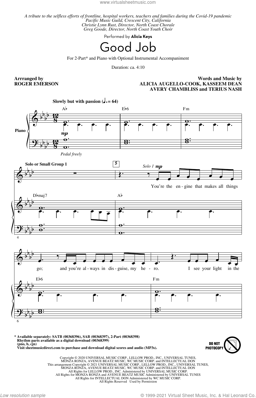 Good Job (arr. Roger Emerson)