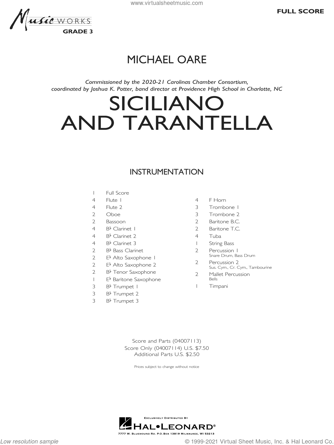 Siciliano and Tarantella (COMPLETE)