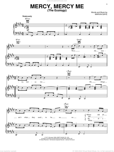Mercy, Mercy Me (The Ecology)