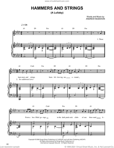 Hammers And Strings (A Lullaby)
