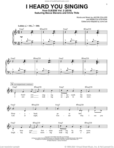 I Heard You Singing (feat. Becca Stevens and Chris Thile)