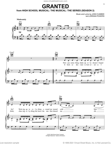 Granted (from High School Musical: The Musical: The Series)