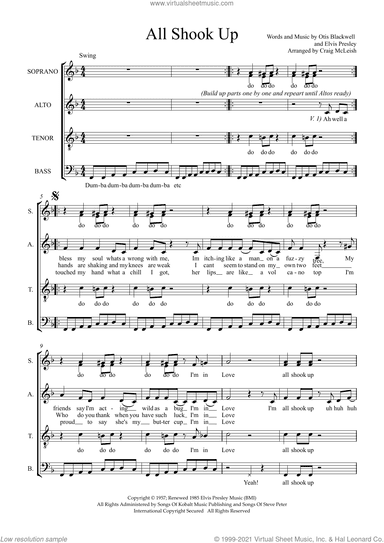 All Shook Up (arr. Craig McLeish)