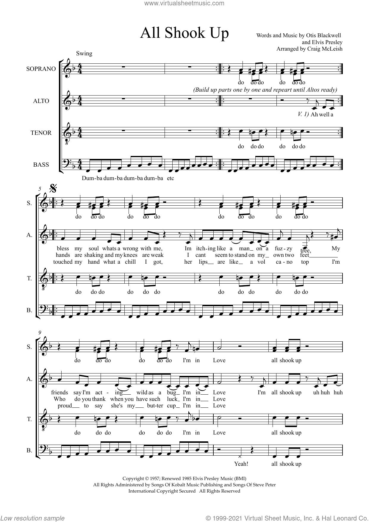 All Shook Up (arr. Craig McLeish)