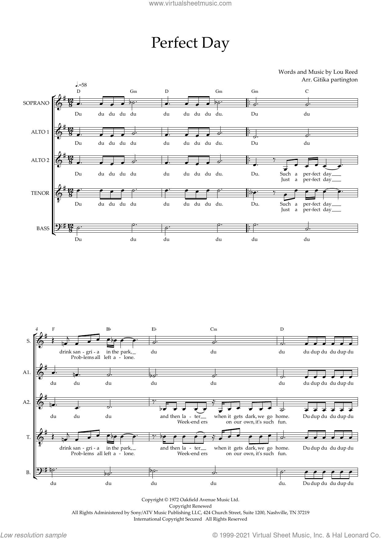 Perfect Day (arr. Gitika Partington)