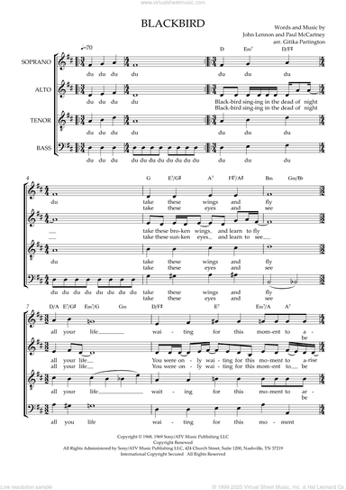 Blackbird (arr. Gitika Partington)