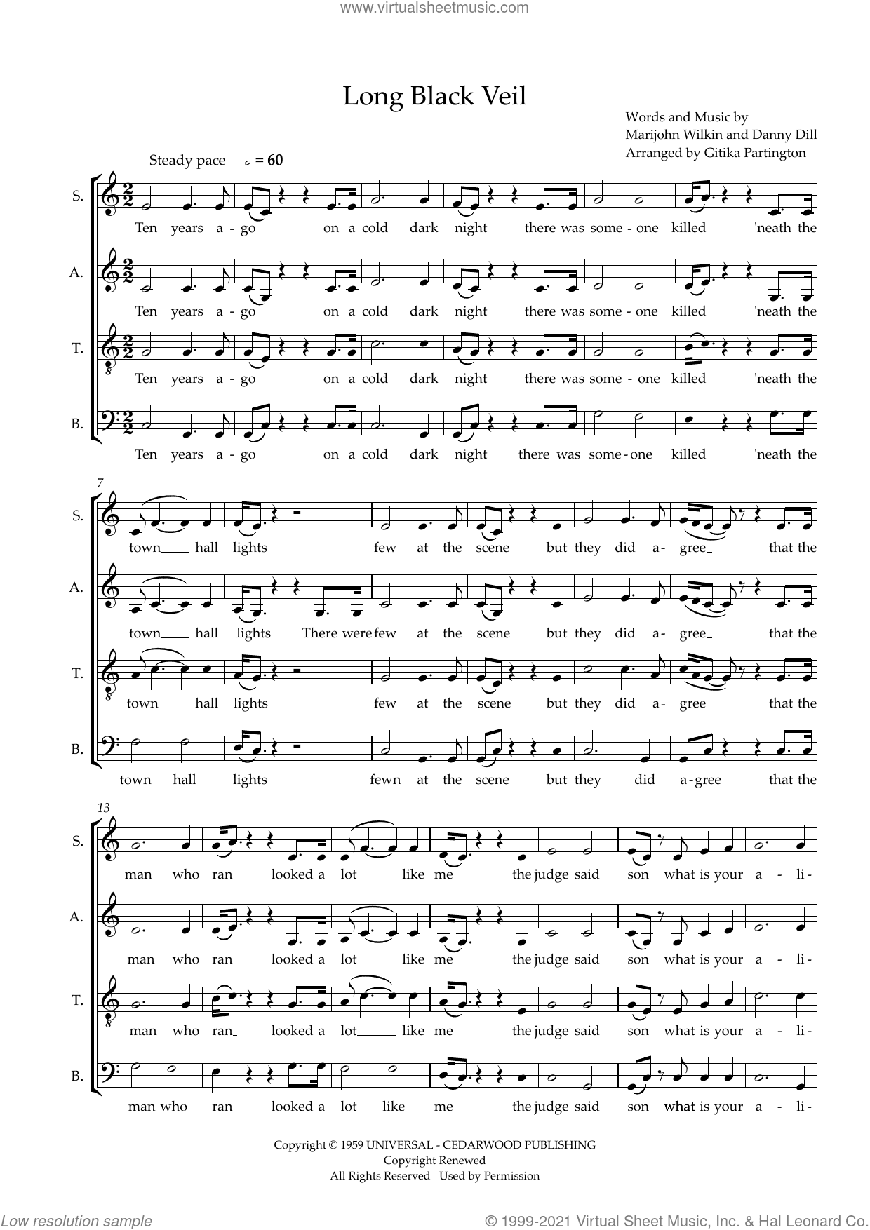 The Long Black Veil (arr. Gitika Partington)