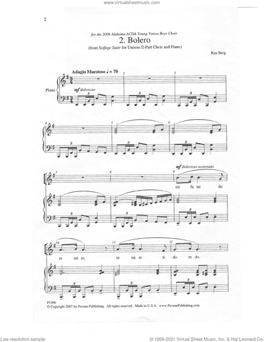Bolero (from "Solfege Suite")