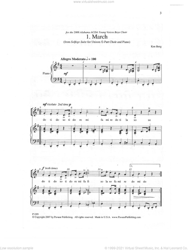 March (from "Solfege Suite")