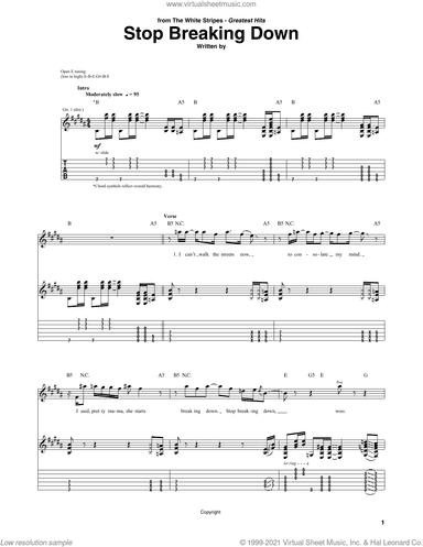 Stop Breakin' Down Blues