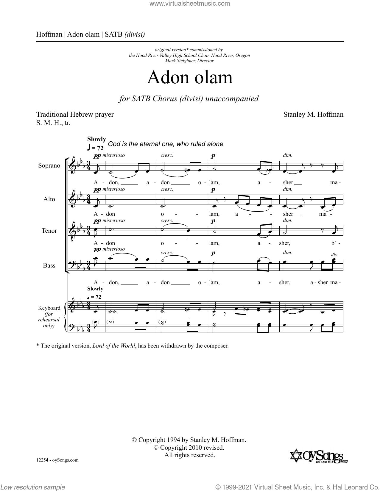 Adon Olam