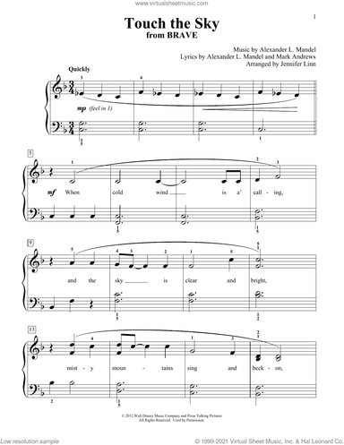 Touch The Sky (from Brave) (arr. Jennifer Linn)