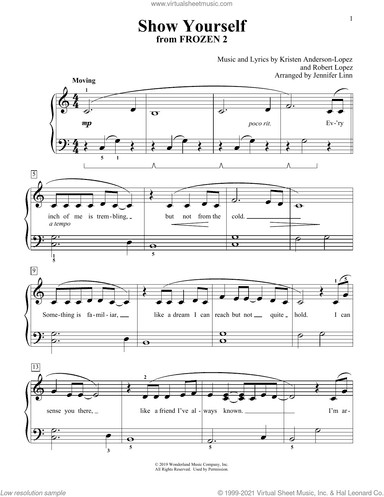 Show Yourself (from Disney's Frozen 2) (arr. Jennifer Linn)