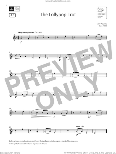 The Lollypop Trot (Grade 1 List A1 from the ABRSM Flute syllabus from 2022)