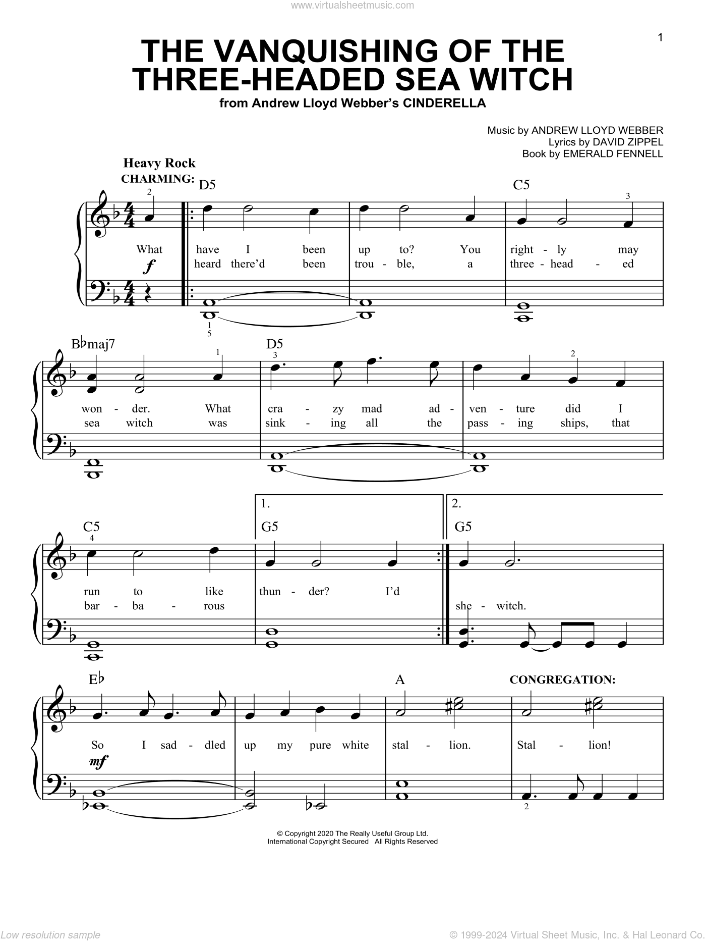 The Vanquishing Of The Three-Headed Sea Witch (from Andrew Lloyd Webber's Cinderella)