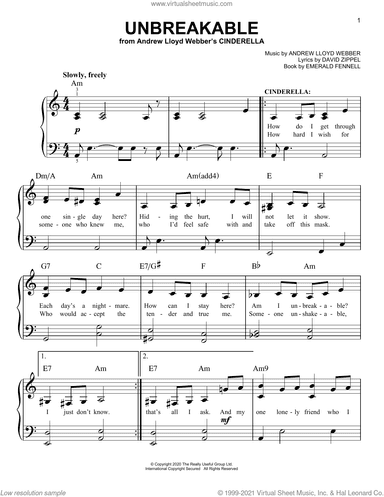 Unbreakable (from Andrew Lloyd Webber's Cinderella)
