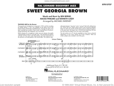 Sweet Georgia Brown (arr. Michael Sweeney)