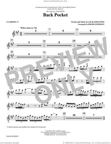 Back Pocket (arr. Roger Emerson) (complete set of parts)