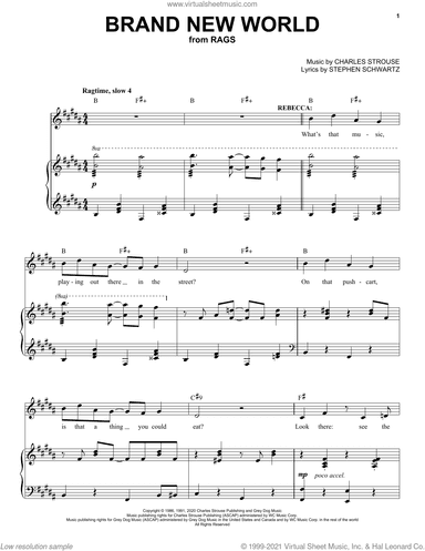 Brand New World (from Rags: The Musical)