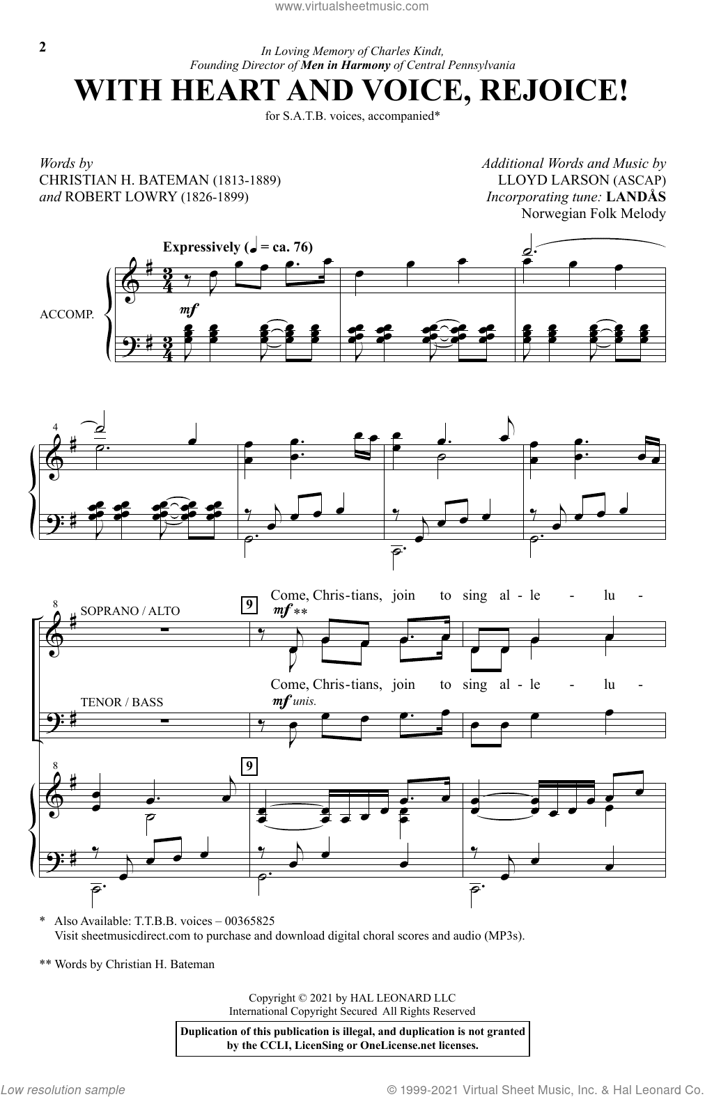 With Heart And Voice, Rejoice!