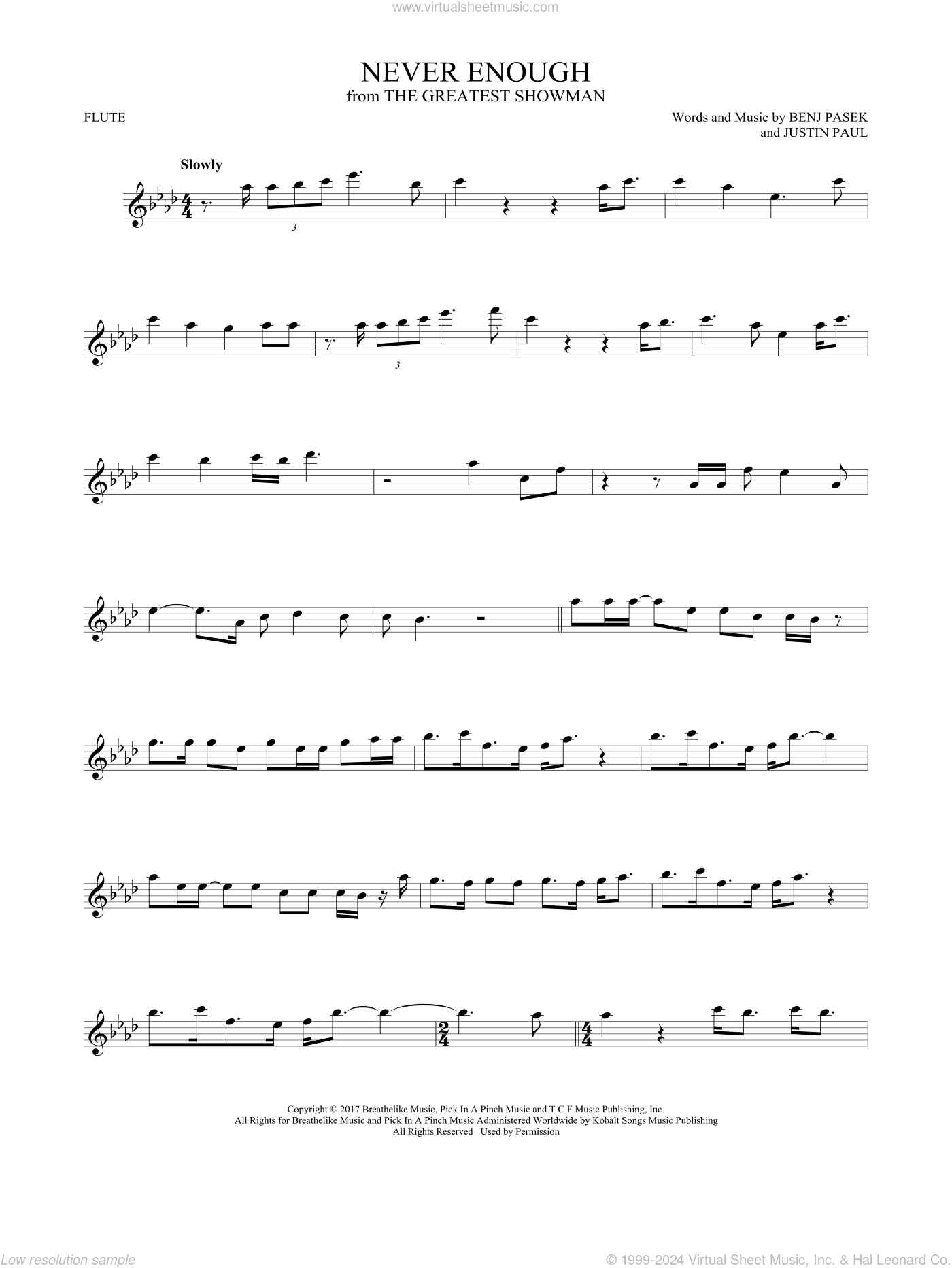 Never Enough (from The Greatest Showman)