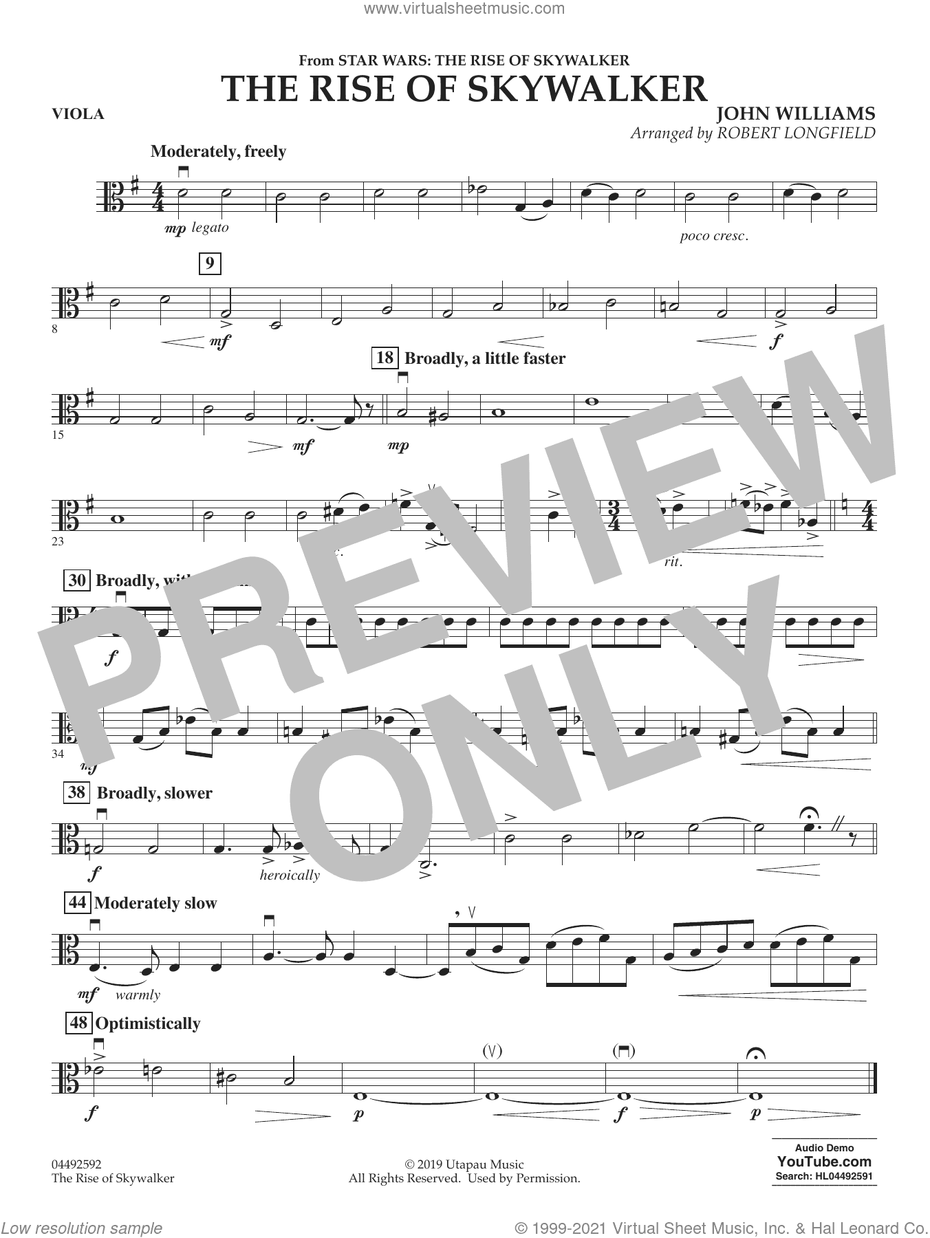 The Rise of Skywalker (from The Rise of Skywalker) (arr. Longfield)
