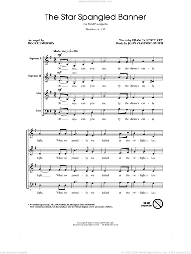 Star Spangled Banner (arr. Roger Emerson)