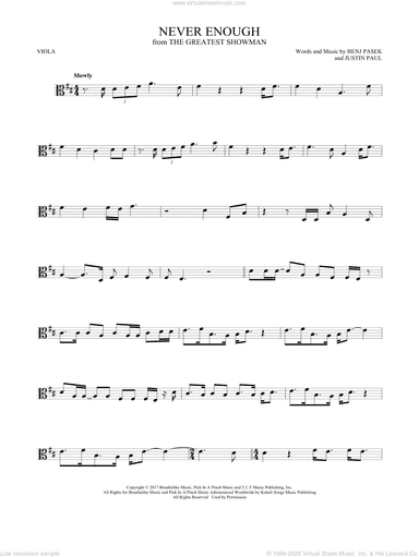 Never Enough (from The Greatest Showman)