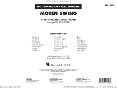 Moten Swing (arr. Rick Stitzel) (COMPLETE)