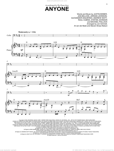 Anyone (with Optional Cello)