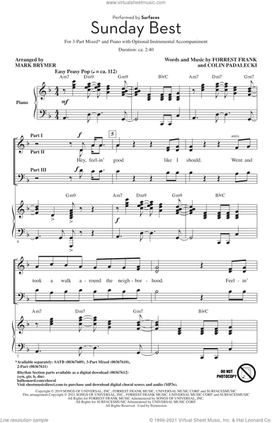 Sunday Best (arr. Mark Brymer)