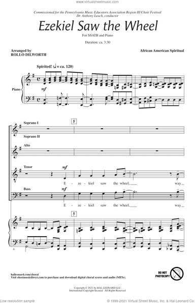 Ezekiel Saw The Wheel (arr. Rollo Dilworth)