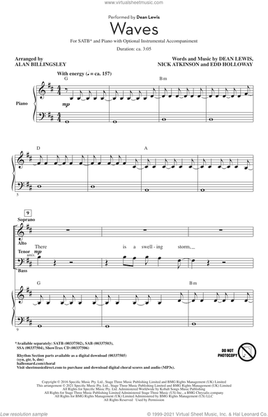 Waves (arr. Alan Billingsley)