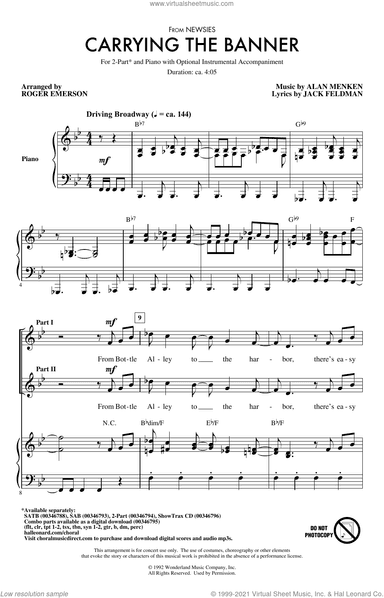 Carrying The Banner (from Newsies) (arr. Roger Emerson)