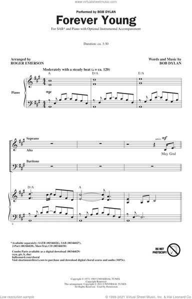 Forever Young (arr. Roger Emerson)