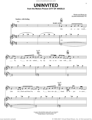 Uninvited (from City Of Angels)
