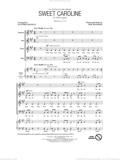 Sweet Caroline (arr. Alan Billingsley)