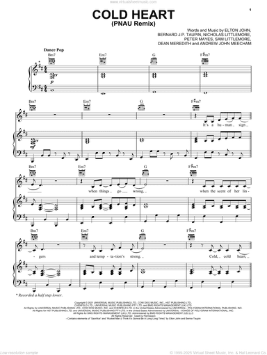 Cold Heart (PNAU Remix)